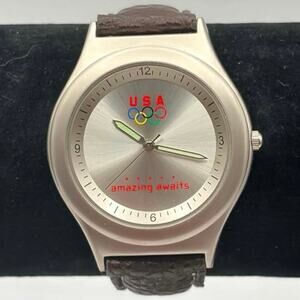 Silver & Black USA Men’s Watch